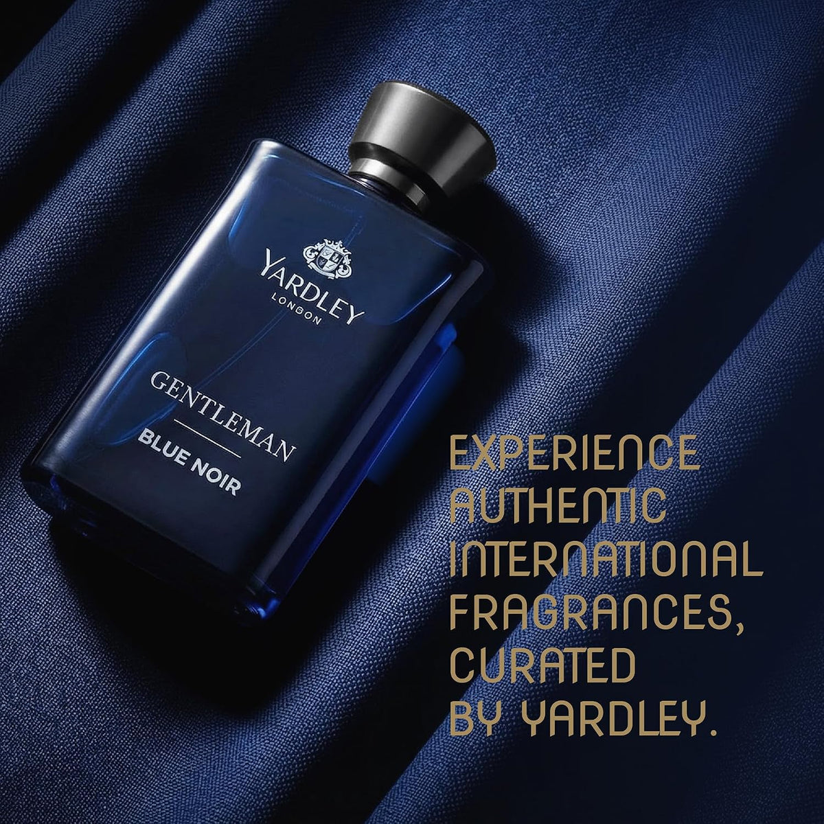 Yardley London Blue Noir | Eau De Parfum | Long Lasting International Perfume for Man | Citrus Marine Oakwood Fragrance | Upto 15% dosage | 100ml EDP| Ideal Gift for Man