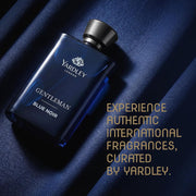 Yardley London Blue Noir | Eau De Parfum | Long Lasting International Perfume for Man | Citrus Marine Oakwood Fragrance | Upto 15% dosage | 100ml EDP| Ideal Gift for Man