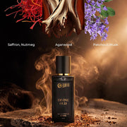 Beardo Divine Oud Eau De Parfum for Man, 50ml | Long Lasting Fragrance | Perfume For Man | Woody, Spicy & Oud | Gift For Men | Husband | Boyfriend