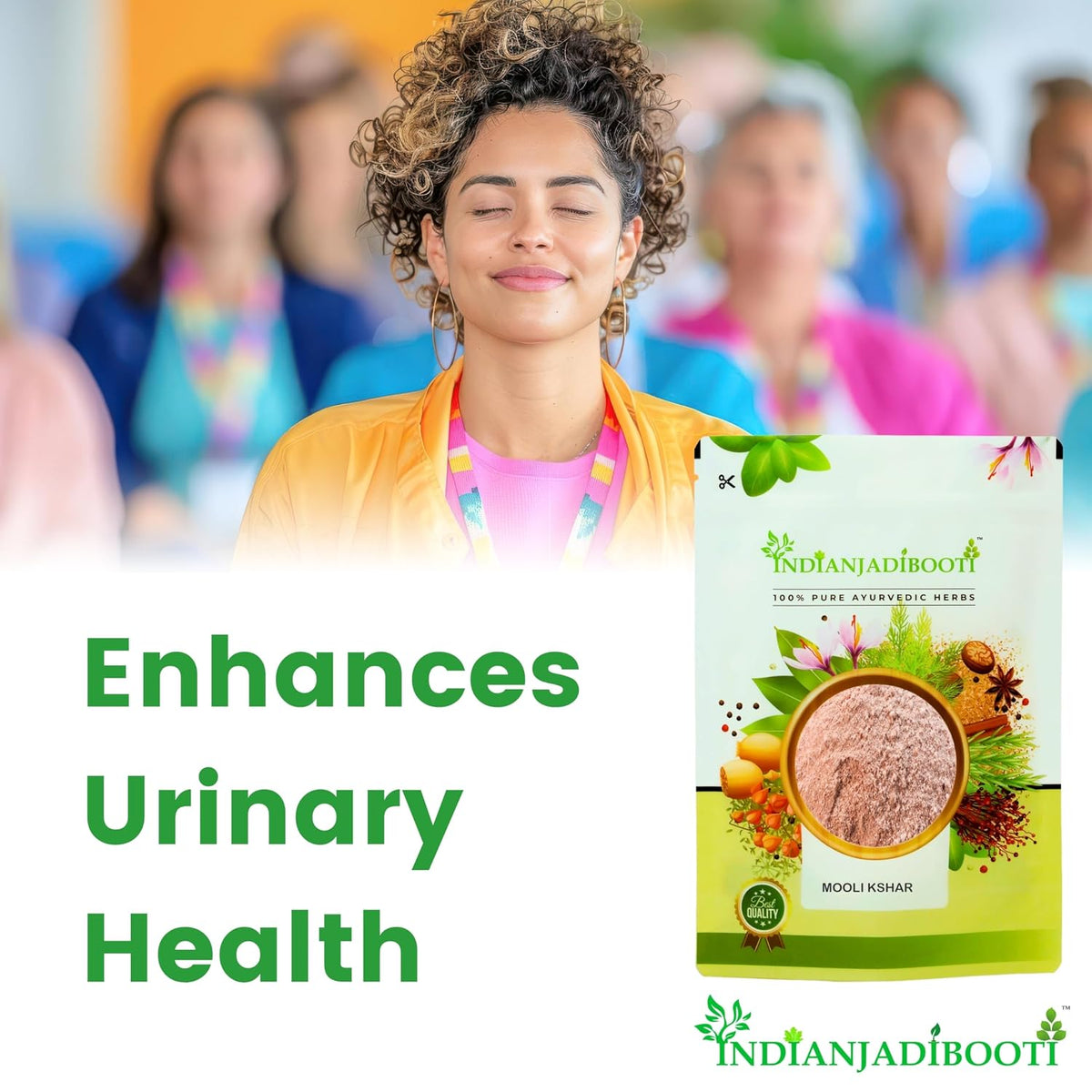 IndianJadiBooti Mooli Kshar (Radish Alkali) - Natural Mulaka Kshara - Plant-Based Mineral Extract for Digestive & Urinary Wellness - 250g Pack