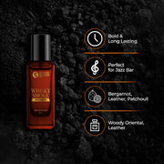 Beardo Whisky Smoke Bourbon Perfume For Men, 20ml | Oriental, Woody, Leathery Eau De Parfum | Long Lasting Perfume | Best Date Night Fragrance | Gift For Husband | Gift For Boyfriend
