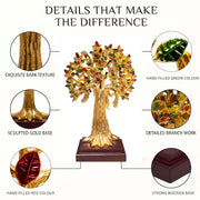DSH Kalpavriksha Tree Showpiece for Home Décor | Wish Fulfilling Tree of Life Decorative Sculpture | Symbol of Prosperity, Growth & Good Fortune | Tabletop Décor & Gift (Large)