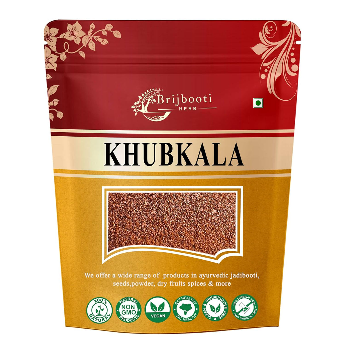 Brijbooti Khubkala Seeds 200 Gram | Khoobkala | Sisymbrium Irio | Hedge Mustard Seeds | FSSAI, GMP, ISO Certified
