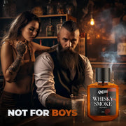 Beardo Fire & Smoke Edition Perfume Combo for Men- Whiskey Smoke & Firebomb (50ml x 2) | Long Lasting Fragrance | Long Lasting Perfume for Men | Gift for Men | Gift for Friend
