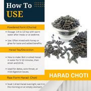 Brijbooti Harad Choti 800 Gram - Haritaki - Kadukkai - Karakkaya - Alalekayi - Kadukka - Haritaki Choti
