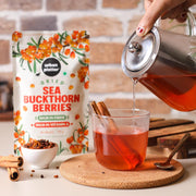 Urban Platter Dried Sea Buckthorn Berries, 100g (High in Vitamin A | High in Fiber | Tart & Tangy Superfruit | Add to Trail Mixes, Smoothies, Teas & Baking)