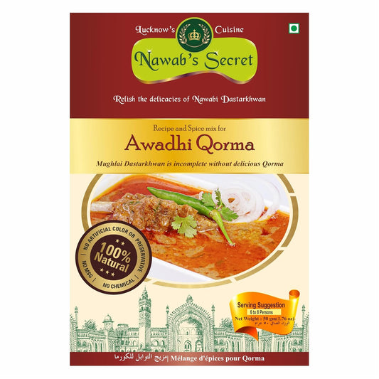 Nawab's Secret Qorma (Korma) Masala, 50 Gm (Pack of 2)