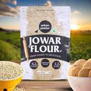 Urban Platter Jowar Flour, 500g (Sorghum Flour | Ancient Supergrain | Rich in Fibre, Iron & Protein)