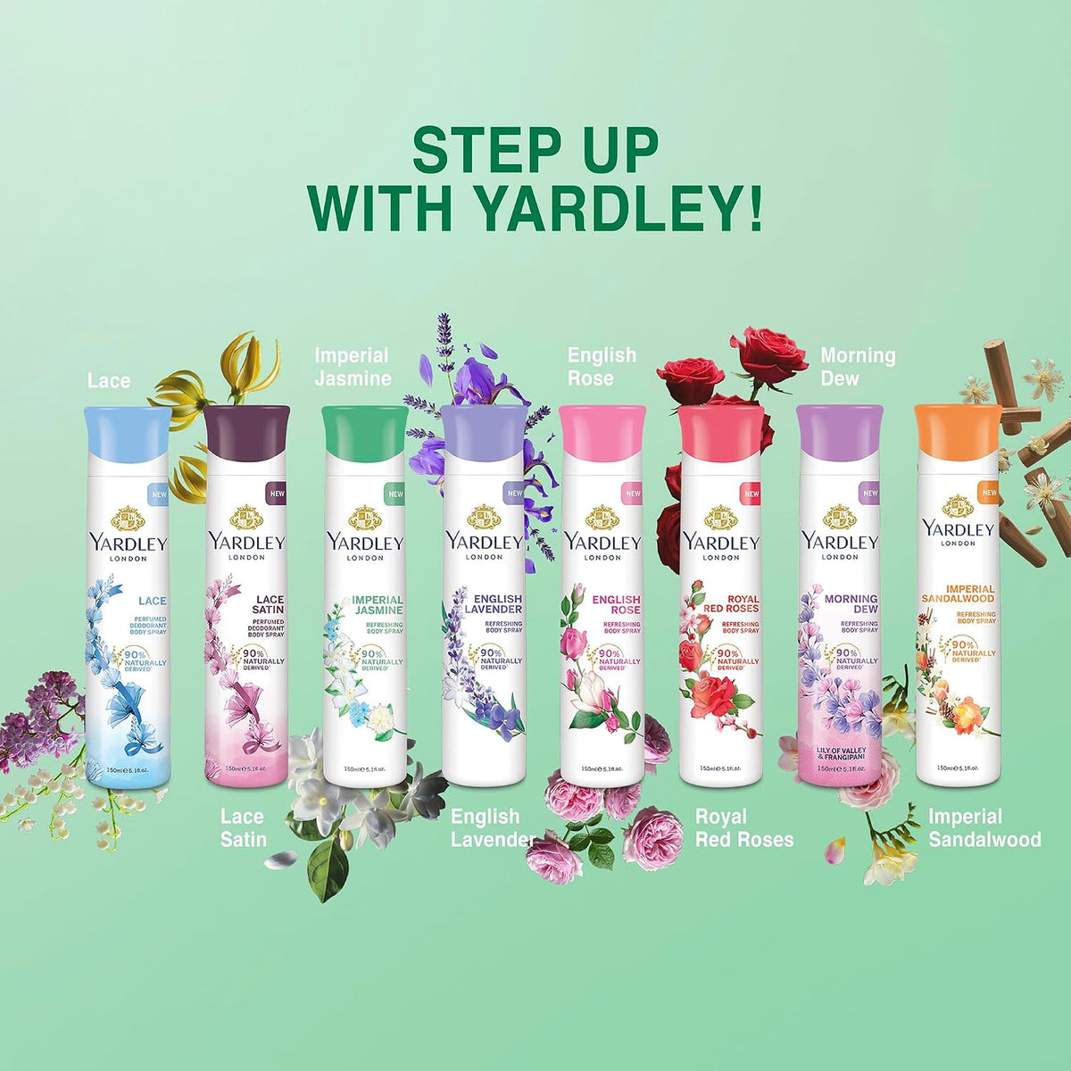 Yardley London Imperial Sandalwood Perfumed Deo For Women, 150ml