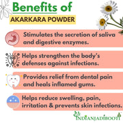 IndianJadiBooti Pure Akarkara Powder (Pellitory Root) | Traditional Botanical for Oral Harmony, Vocal Clarity & Nervine Vitality, 400 Grams | Pack Of 2