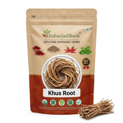IndianJadiBooti Pure Khus Root (Vetiver/Ramacham) | Raw Herbal Coolant for Drinking Water, Glowing Skin & Summer Body Heat Relief, 900 Grams | (Pack Of 2)