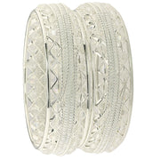 NMII Traditional Plated Metal Bangles Kada Set For Women & Girls With Beads & Pearls | Women's Bangles | Fashion Bangle | Premium Kada Set For Wedding, Occasions Fashion Jewelry - Set Of 2