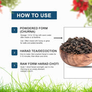 Brijbooti Harad Choti 200 Gram - Haritaki - Kadukkai - Karakkaya - Alalekayi - Kadukka - Haritaki Choti
