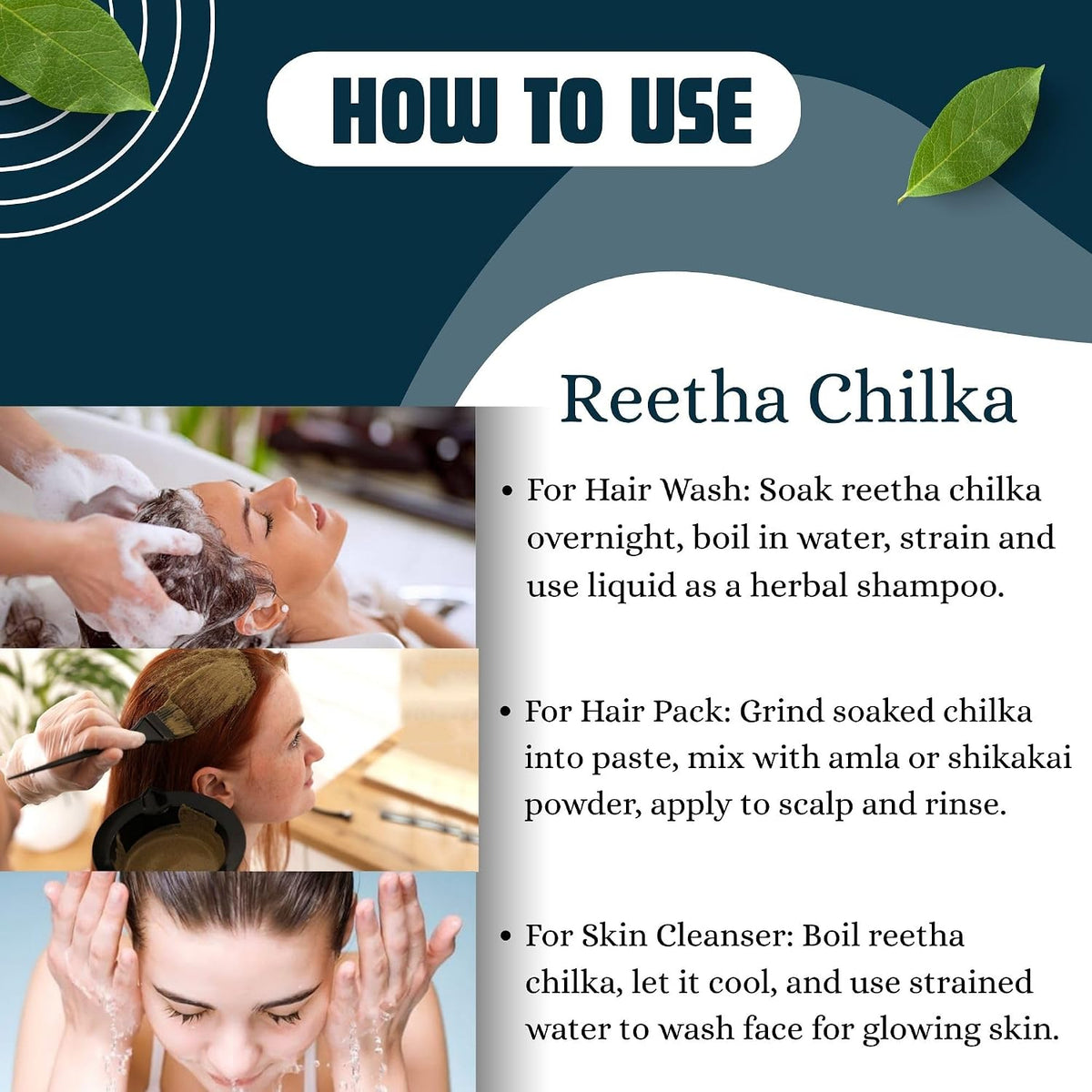 BrijBooti Sabut Reetha Without Seed/Seedless Soap Nuts For Normal Hair 800 Gram Natural