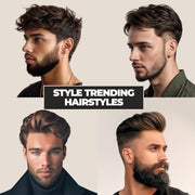 Beardo Advance Scalp Massager & Detangling Hair Brush for Men | Men Accessories | Soft Silicone Bristles for Dry Massage, Oil & Shampoo | Hair comb (Set of 2)