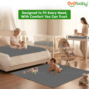 OYO BABY Baby Dry Sheet 70×50 cm Small, Waterproof Mattress Protector for Newborns, Extra-Absorbent Quick-Dry Fleece Underpad, Soft, Reusable, Anti-Pilling, Travel-Friendly Bedding –Blue
