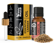 Holy Natural Carrot Seed Essential Oil 15ml with Dropper Plug | Undiluted Therapeutic Grade | Skin, Hair & Aromatherapy