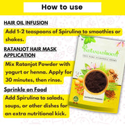 IndianJadiBooti Pure Ratanjot Whole Roots (Alkanet) | Raw Botanical for Traditional Hair Oiling, Natural Color Infusions & Artisan Beauty Crafting (100 Grams)