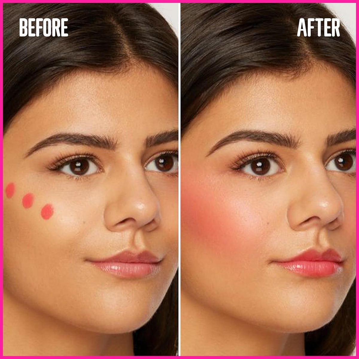 INSIGHT I'm Tinted Blush – Ruby Glow (6g) | Niacinamide-Infused | Water-Based Tint | Lightweight & Long-Lasting | Buildable Formula with Built-In Sponge Applicator