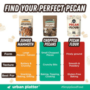 Urban Platter Chopped Pecans, 150g (Imported from the USA | Ideal for Baking, Desserts & Everyday Snacking)