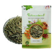 IndianJadiBooti Lemon Grass (Dried) | 250g | Premium Tea-Cut Lemongrass Leaves for Weight Loss, Detox & Digestion | Fever Grass/Gul e Bakhoor | Caffeine-Free Herbal Tea & Thai Spice