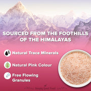 Urban Platter Pink Himalayan Rock Salt Powder, 125g (Unrefined | Natural | Additive Free)