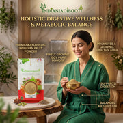 IndianJadiBooti Indrayan Phal Powder - Citrullus Colocynthis - Bitter Apple - Traditional Botanical for Systemic Purifying, Metabolic Harmony & Pitta Balance - 100g