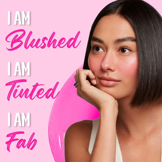 INSIGHT I'm Tinted Blush – Ruby Glow (6g) | Niacinamide-Infused | Water-Based Tint | Lightweight & Long-Lasting | Buildable Formula with Built-In Sponge Applicator