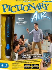Mattel Games Pictionary Air™ Drawing Game, Family Game with Light-up Pen and Clue Cards, Links to Smart Devices, Makes a Great Gift for 8 Year Olds and up