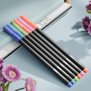 Linc Fineliner Marker Pens, 0.4 mm (Multicolor, Pack of 10)