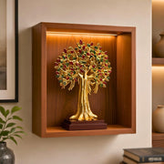 DSH Kalpavriksha Tree Showpiece for Home Décor | Wish Fulfilling Tree of Life Decorative Sculpture | Symbol of Prosperity, Growth & Good Fortune | Tabletop Décor & Gift (Large)