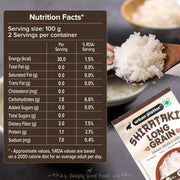 Urban Platter Shirataki Long-Grain Rice, 220g (Keto-Friendly, Low-Carb, Low-Calories, Fat-Free, Gluten-Free, Konjac Miracle Rice)