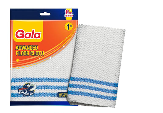 Gala Microfiber Cleaning Cloth (Pack of 1, White)