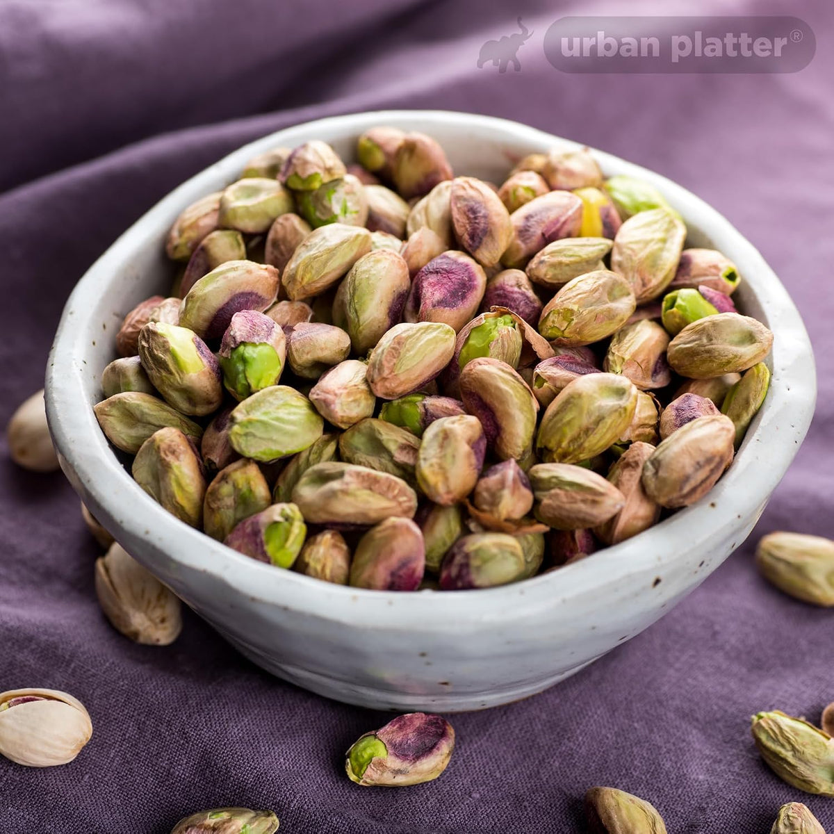 Urban Platter Pistachio Kernels, 100g (Shell Removed Pista | Unroasted and Unsalted | fibre & Protein-Rich | Heart-Healthy Snack)