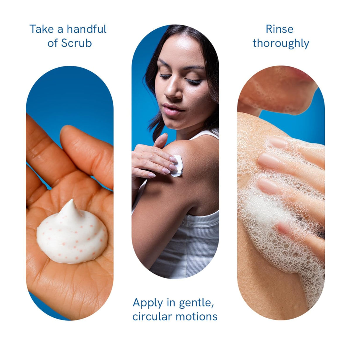 Be Bodywise 10% De Tan Lactic AHA Exfoliating Body Scrub 200g | Tan Removal & Soft-Smooth Skin | De-Tan Bathing Scrub with Centella Water & Aloe Vera, Removes Dirt & Dead Skin from Neck, Knees, Elbows & Arms | All Skin Types