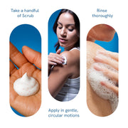 Be Bodywise 10% De Tan Lactic AHA Exfoliating Body Scrub 200g | Tan Removal & Soft-Smooth Skin | De-Tan Bathing Scrub with Centella Water & Aloe Vera, Removes Dirt & Dead Skin from Neck, Knees, Elbows & Arms | All Skin Types