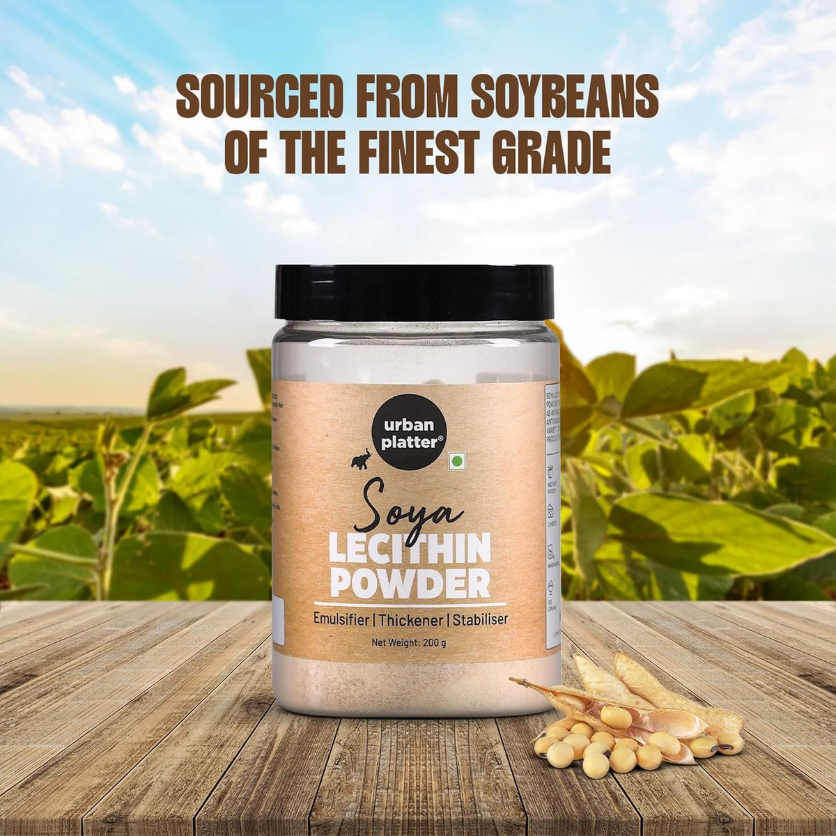 Urban Platter Soy Lecithin Powder (E322), 200g