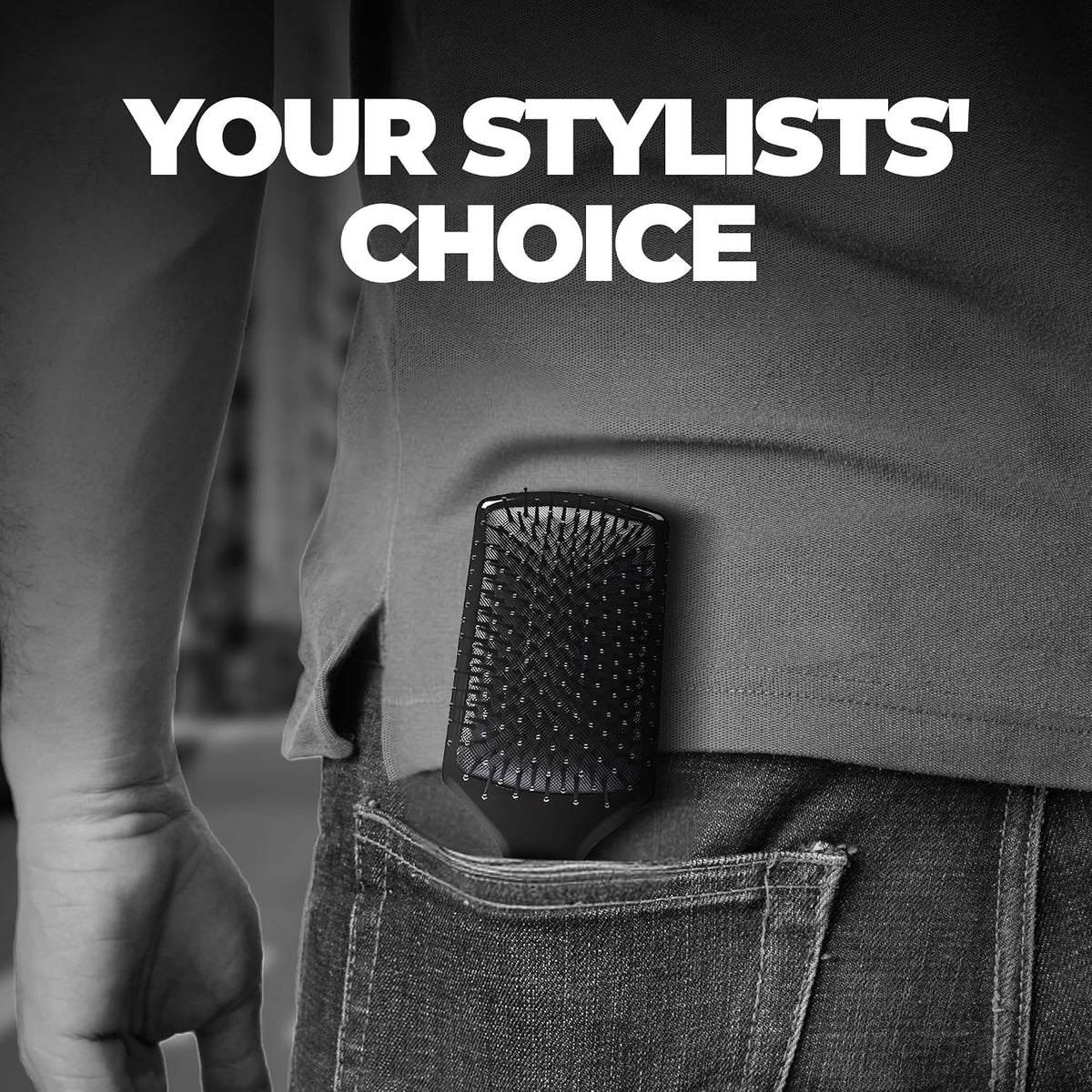 Beardo Studio Professional Hair Dryer with Hair Brush | High Power Fast Drying & Volumizing Brush for Frizz-Free Salon Style Finish | Multiple Heat Settings | Professional Grooming Tool for Men | Set of 2