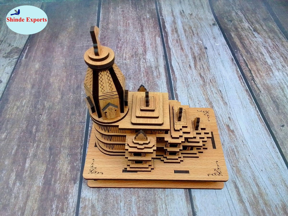 SHINDE EXPORTS shri ram Lalla mandir Temple Model in ayodhya Big Size Best for Gift