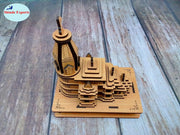 SHINDE EXPORTS shri ram Lalla mandir Temple Model in ayodhya Big Size Best for Gift