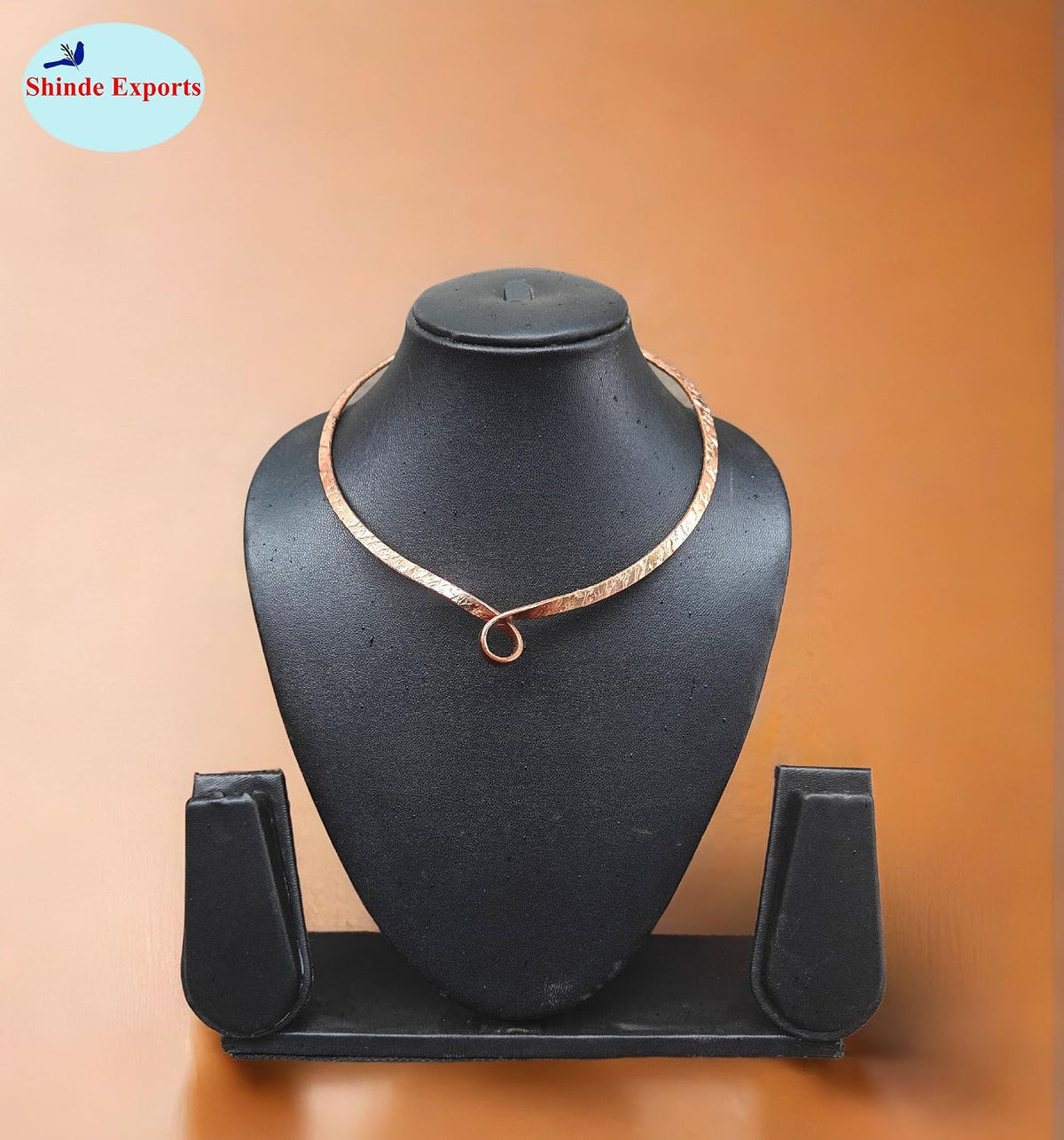 SHINDE EXPORTS pure copper Hasli necklace jewellery choker for women (Design 4)