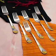 Parage Imperial 24K Gold Plated Forks, 18.5 cm - 6 Pieces
