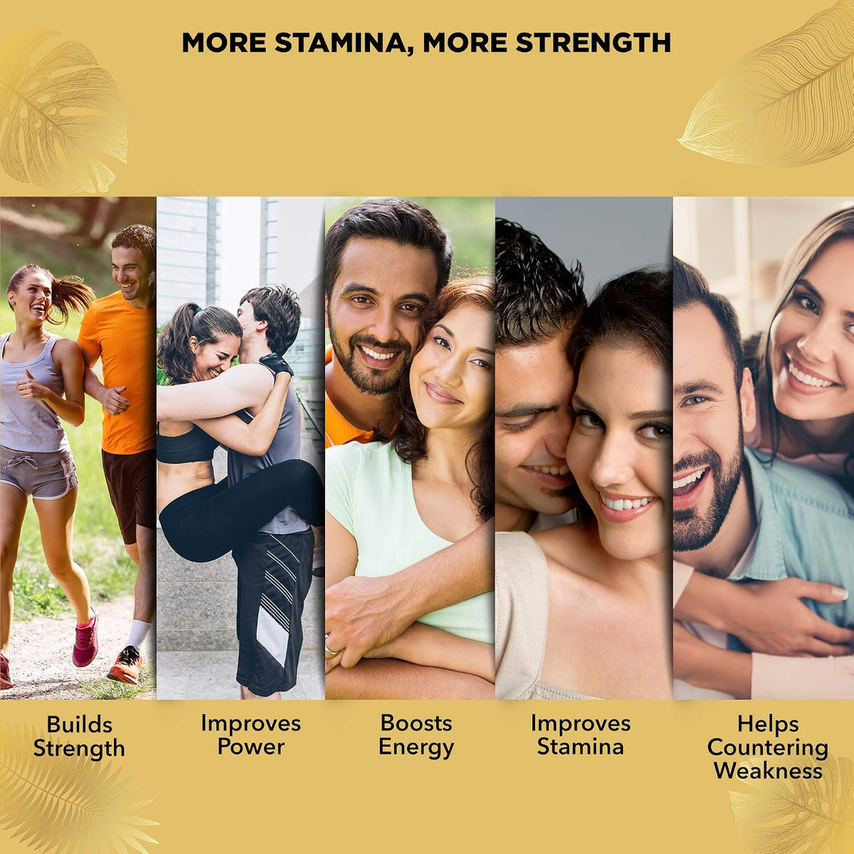 DABUR Shilajit Double Gold-10 Capsules|2X Stamina&Strength|100% Ayurvedic Capsules For More Strength,Power,Energy&Stamina|Helps In Countering Weakness|Premium Vitality Ayurvedic Supplement|For Men