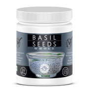 Holy Natural Basil Seed (454gm) Tukmaria, Sabja Seeds, For Salad Dressing, Pasta Topping, Juice, Milk Shake & Cold Drink. Best for Dental Health, Weight Management, Blood Sugar, and Bones.