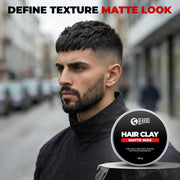 Beardo Hair Clay Wax for Men, 100 gm | Hair Clay for men | Styling Wax | Volumizing | Strong Hold | Restylable |Matte Finish | Easy to Wash Off | Texture Clay for Men