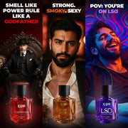 Beardo Hall Of Fame Perfume Giftset For Men | Fruity, Citrus, Woody | Eau De Parfum | Long lasting | 3x30ml | Perfume For Man | Gift For Men | Husband | Boyfriend