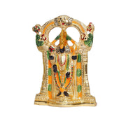 KridayKraft Tirupati Balaji Metal,Balaji Idol Statue for Pooja,Home,Office Walls Decor,Gift Your Relatives,Religious Idol Showpiece Decoratvie Statue for Corporate Gift Article