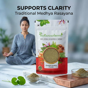 IndianJadiBooti Pure Centella Asiatica Powder (Gotu Kola) | Raw Mandukaparni Herb for DIY Cica Face Mask, Skin Elasticity & Cognitive Wellness | Skin Treatment Mask for Skincare & Hair Care (50g)