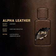 BEARDO Alpha Leather Elixir 30ml | Extrait De Parfum | Leathery Perfume For Men | Long Lasting Perfume | Premium Gift For Man | Gift For Husband | Boyfriend