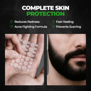 Beardo Acne Pimple Patch for Face with Salicylic Acid (72 dots) | Waterproof Patches for Active Acne | Absorbs Pimple Overnight and Reduces Excess Oil | Pimple Patches for Men